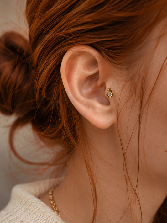 Damla Piercing Küpe
