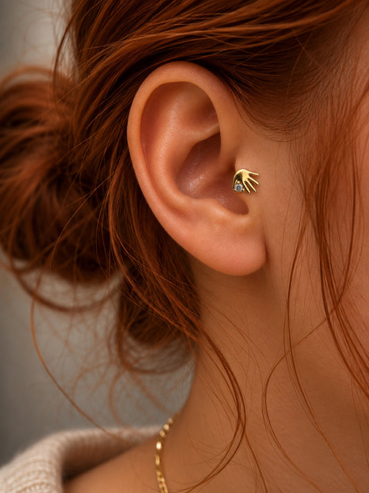 Şans Tragus Küpe - Piercing